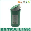 Boîtes de carton de thé d&#39;emballage de tube de carton gris de carton de haute qualité avec le couvercle